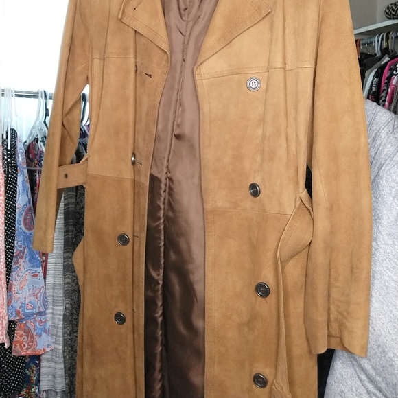 Vintage Aleksander Trench Coat Size Small - Picture 10 of 16